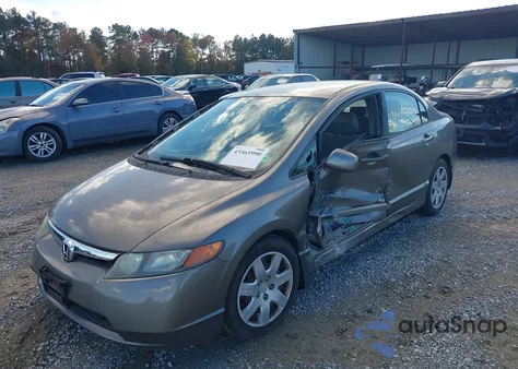 2007 Honda Civic Lx из США, поврежденный, VIN 1HGFA16507L109388